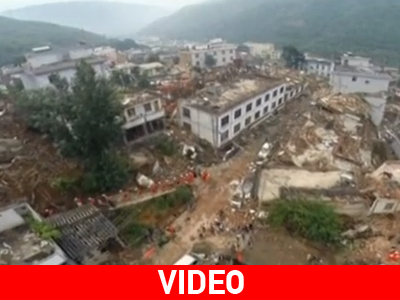 Καταστροφικές εικόνες από τον σεισμό των 6,5 Ρίχτερ στην Κίνα