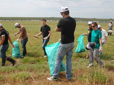 Εθελοντές καθάρισαν το Δέλτα Αξιού