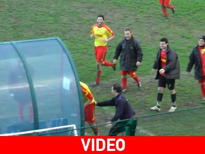 Τρελός πανηγυρισμός γκολ