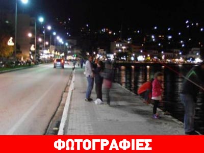 Αμφιλοχία: Γέμισε με γαρίδες ο Αμβρακικός