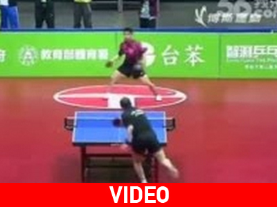 Ο πιο ξεκαρδιστικός αγώνας ping pong
