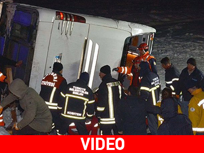 Τουρκία: Τουλάχιστον 21 νεκροί σε τροχαίο με λεωφορείο