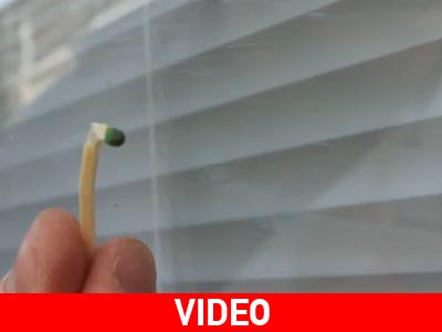 Πώς να ανάψετε ένα σπίρτο πάνω σε τζάμι