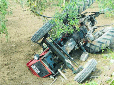 Τρακτέρ καταπλάκωσε ηλικιωμένο αγρότη