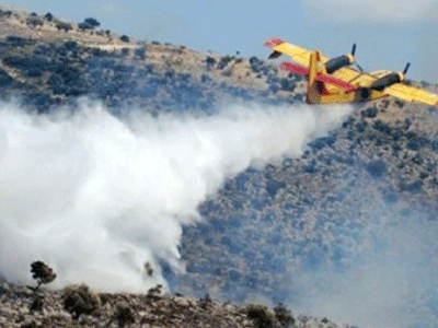 Υπό έλεγχο τέθηκε φωτιά κοντά στην περιοχή της Υπάτης