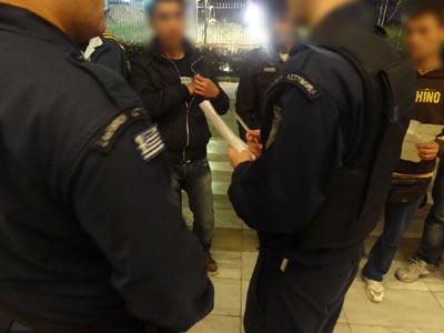 Συλλήψεις στο κέντρο της Αθήνας