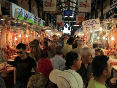 Αυξημένη η κίνηση αλλά μικρός ο τζίρος στη Βαρβάκειο