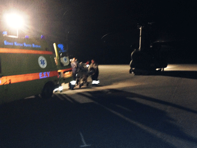 Αεροδιακομιδή βρέφους από ελικόπτερο του Στρατού