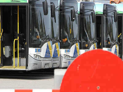 Νωρίτερα απόψε τα τελευταία δρομολόγια λεωφορείων- τρόλεϊ