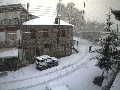 Χιόνισε και το έστρωσε στην Καστοριά