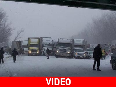 Ιντιάνα: Δύο νεκροί σε καραμπόλα φορτηγών