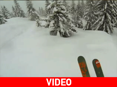 Πως είναι να κάνεις σκι μέσα σε πυκνό δάσος