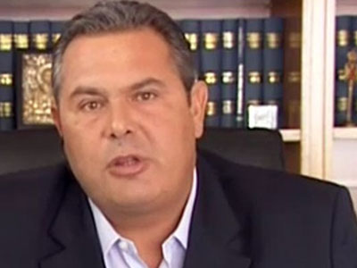 Θέμα αξιοπιστίας των επιλογών Βενιζέλου εγείρει ο Καμμένος