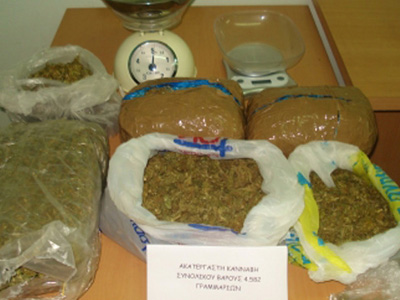 Αλβανία: Μπλόκο σε 100 κιλά κάνναβης με προορισμό την Ελλάδα