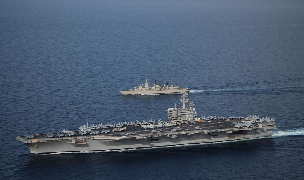 Σοκ και δέος το αμερικανικό αεροπλανοφόρο