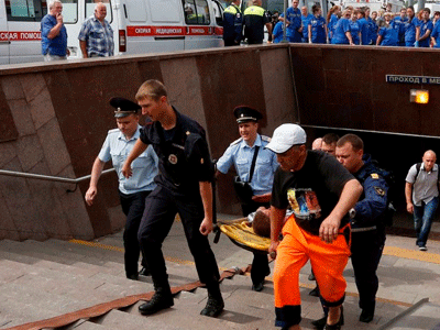 Μόσχα: Δύο συλλήψεις για τον εκτροχιασμό στο μετρό