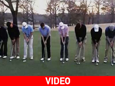 Το πιο συγχρονισμένο χτύπημα στο γκολφ!