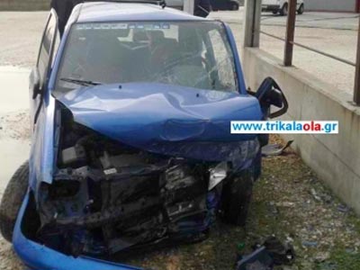 Τρίκαλα: Νεκρός 85χρονος σε τροχαίο