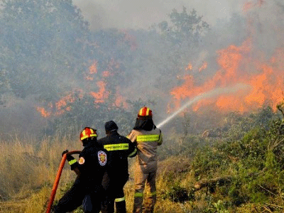 Σε εξέλιξη το μέτωπο στη Μαλεσίνα