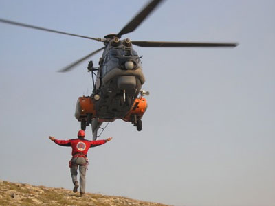 Επιχείρηση μεταφοράς Γάλλου ορειβάτη