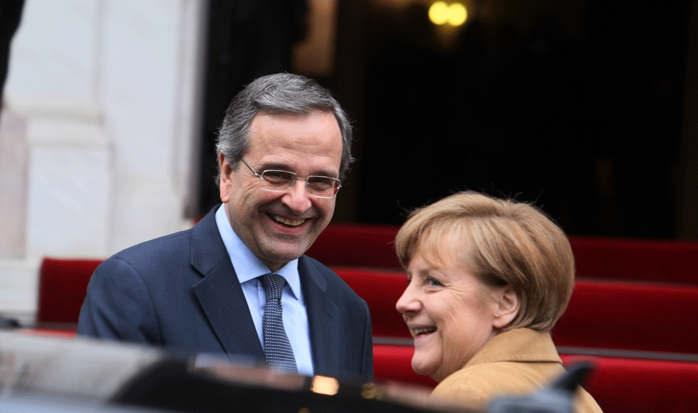 Η Άνγκελα Μέρκελ στο Μέγαρο Μαξίμου