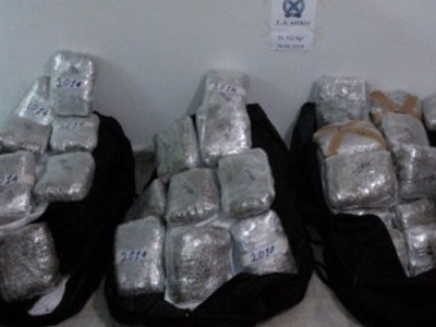 Σύλληψη για 9,5 κιλά κάνναβη στο Αίγιο