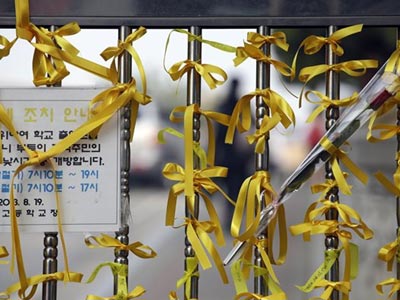 Ν.Κορέα: Η επιστροφή στο σχολείο των μαθητών του ναυαγίου