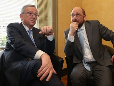 Σουλτς-Γιούνκερ: Ψήφος σε λαϊκιστές είναι ψήφος στο κενό