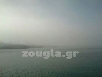 Πυκνή ομίχλη στα νότια προάστια της Αττικής