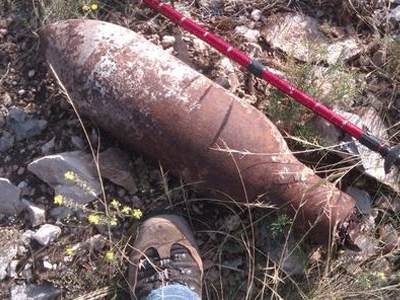 Βρήκαν οβίδα του Β΄ Παγκοσμίου Πολέμου στην αυλή τους