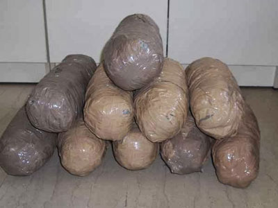 «Πιάστηκε» με πάνω από πέντε κιλά κάνναβης