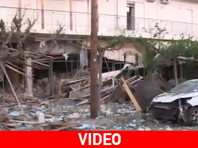 Σοβαρές ζημιές από έκρηξη σε εστιατόρια στην Ν. Ερυθραία