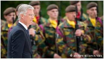 Ο βασιλιάς του Βελγίου Φίλιππος στην τελετή μνήμης στη Λιέγη