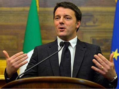 Μειώθηκε η εμπιστοσύνη των Ιταλών στον Ρέντσι