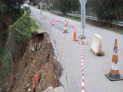 Κατολίσθηση στη Μεσσήνη
