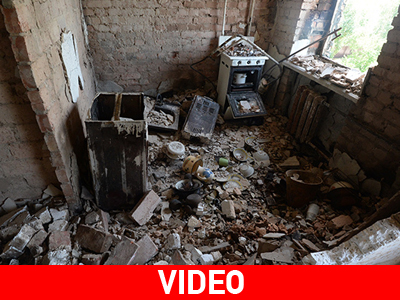 Αεροπορική επιδρομή στο Ντονέτσκ σε οικισμό