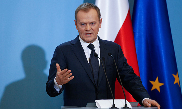 Ο πολωνός πρωθυπουργός Ντόναλντ Τουσκ