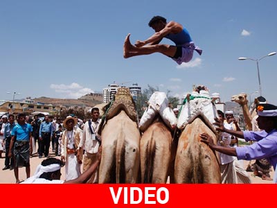 Άλμα εις ύψος… σε καμήλες!
