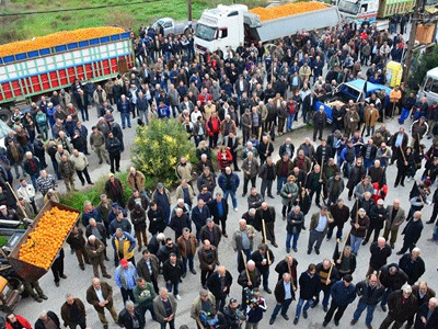 Συλλαλητήριο αγροτών στην Έδεσσα