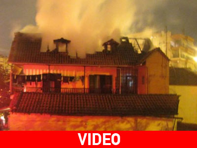 Θεσσαλονίκη: Κάηκε σπίτι από τζάκι