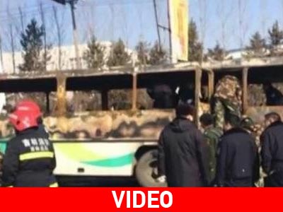 Κίνα: Φωτιά με 10 νεκρούς σε λεωφορείο