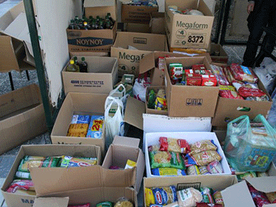 Πάτρα: Συγκέντρωση τροφίμων