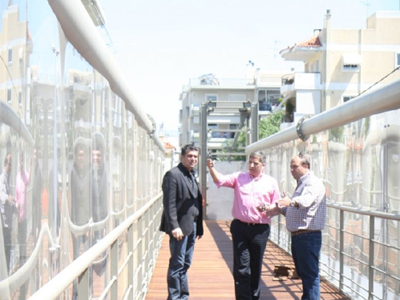 Στην τελική ευθεία η πεζογέφυρα στην οδό Αναβρύτων