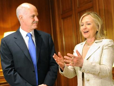 Συνάντηση Παπανδρέου- Κλίντον