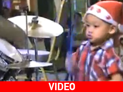 Drummer ετών… δύο!