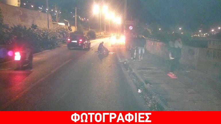 Αιματηρό τροχαίο με Ι.Χ. και δύο μηχανές στο Πέραμα