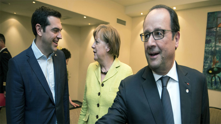 Μέρκελ – Ολάντ – Τσίπρας: Κοινή παραδοχή για γρήγορη συμφωνία