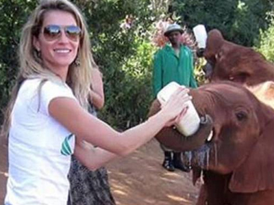 Η Gisele… και οι ελέφαντες !