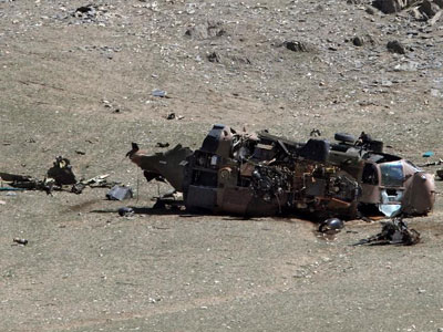 Συντριβή στρατιωτικού ελικοπτέρου στο Αφγανιστάν