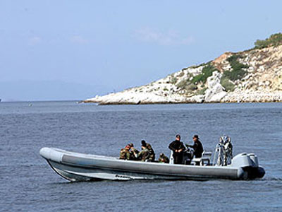 Στρατιωτικά βλήματα εντοπίστηκαν στη θάλασσα